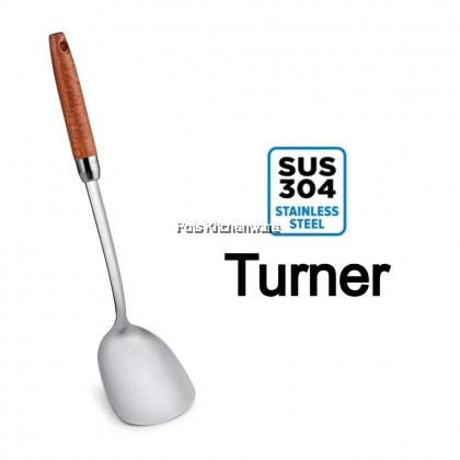 Toffi SUS304 Stainless Steel Kitchen Utensils Set Asian Turner Ladle Vegetable Peeler Egg Whisk Oil Strainer - K2380