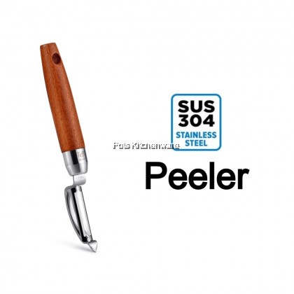 Toffi SUS304 Stainless Steel Kitchen Utensils Set Asian Turner Ladle Vegetable Peeler Egg Whisk Oil Strainer - K2380