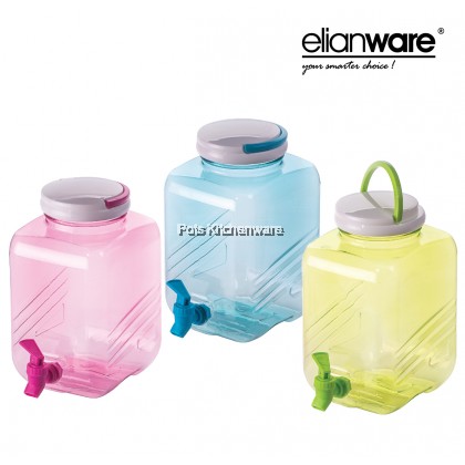 Elianware 5 Litre BPA FREE High Quality Portable Colorful Durable Water Juice Syrup Dispenser - E1502 Elianware 5 Litre BPA FREE High Quality Portable Colorful Durable Water Juice Syrup Dispenser - E1502