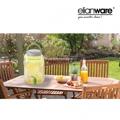 Elianware 5 Litre BPA FREE High Quality Portable Colorful Durable Water Juice Syrup Dispenser - E1502 Elianware 5 Litre BPA FREE High Quality Portable Colorful Durable Water Juice Syrup Dispenser - E1502