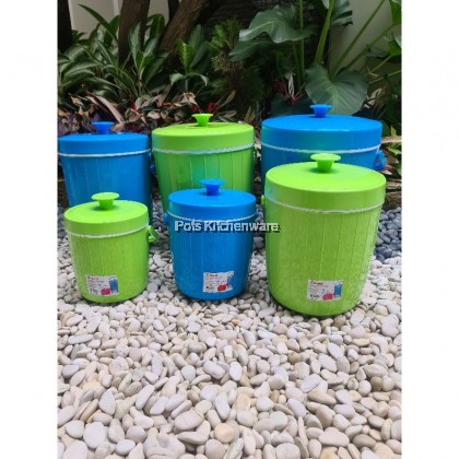FREE LADLE Global Eagle Thermos Rice Ice Bucket with Lid Handle Termos Bekas Nasi Ais Air Minuman (21L/26L/30L) - RIBR21M