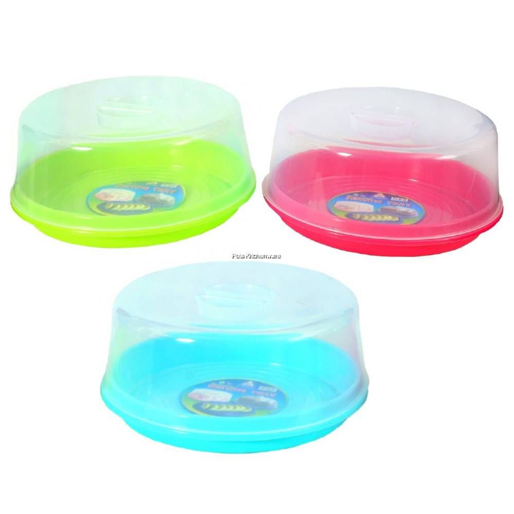 Best Ware High Quality Round Cake Kuih Bread Serving Tray Storage ...
