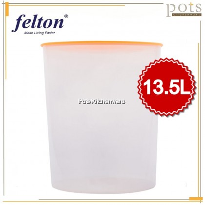 13.5L Felton BPA Free Large Sealer Airtight Topper Snack Round Food Canister Container Bekas Besar Biskut Kuih Raya Keropok - TAC879 13.5L Felton BPA Free Large Sealer Airtight Topper Snack Round Food Canister Container Bekas Besar Biskut Kuih Raya Keropok - TAC879