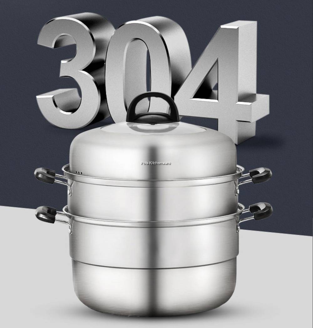 Stainless Steel SUS 304 High Quality Multifunction Steamer Steaming