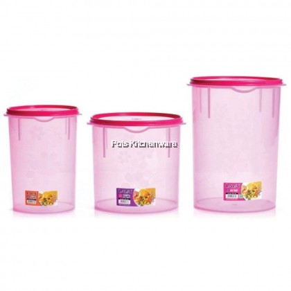 Lava Air Tight BPA FREE Food Container Canister Bekas Kedap Udara Kuih Biskut (5.9L/9.5L/13L) - CST777M