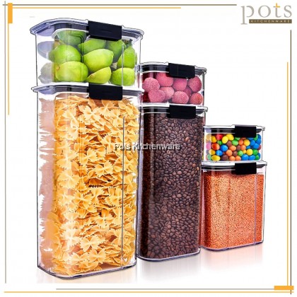 Lava Mooca Airtight Food Container Food Storage Stackable Kitchen Organizer Storage Container Tupperware Set- CST5522M Lava Mooca Airtight Food Container Food Storage Stackable Kitchen Organizer Storage Container Tupperware Set- CST5522M