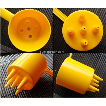 2pcs Acuan Roti Jala Cup Dispenser with 5 Nozzles Holes Kuih Jala Maker - HDTKJ5