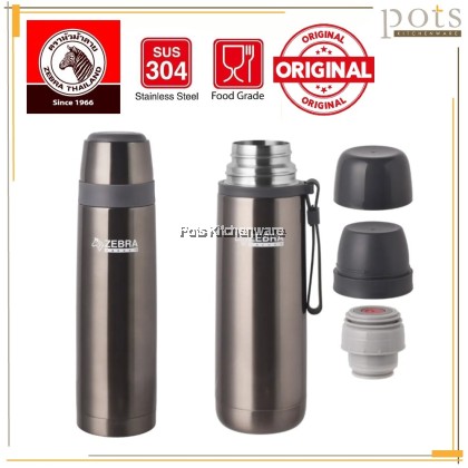 100% Original Zebra Thailand 泰国斑马牌 Stainless Steel SUS304 0.45L Prima II Vacuum Flask 保温壶保温杯- Z112953M