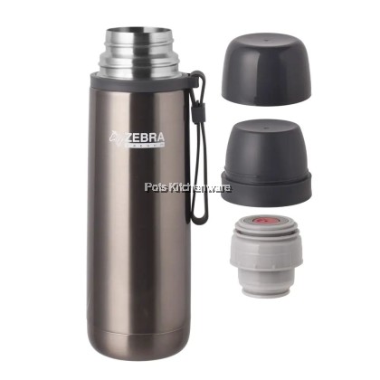100% Original Zebra Thailand 泰国斑马牌 Stainless Steel SUS304 0.45L Prima II Vacuum Flask 保温壶保温杯- Z112953M