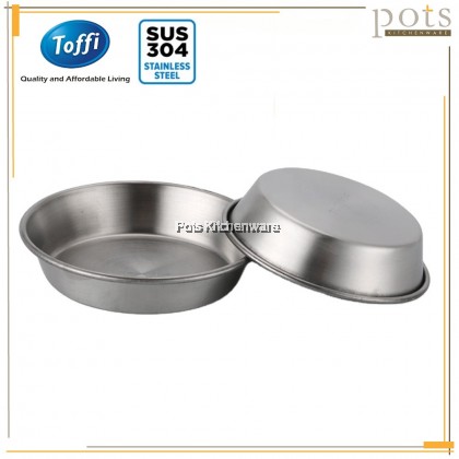 2pcs Toffi SUS304 Stainless Steel Dishes Bowl Condiment Sauce Plate Small Bowl Saucer Pinggan Sos Kecil 不锈钢蘸料碟油碟 - K1707M