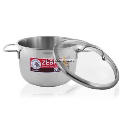 100% Original Zebra Thailand 泰国斑马牌 Stainless Steel SUS304 Extreme Infinity Sauce Pot Soup Pot Periuk Sup 汤锅汤煲 (18cm/20cm/22cm/24cm) - Z162295