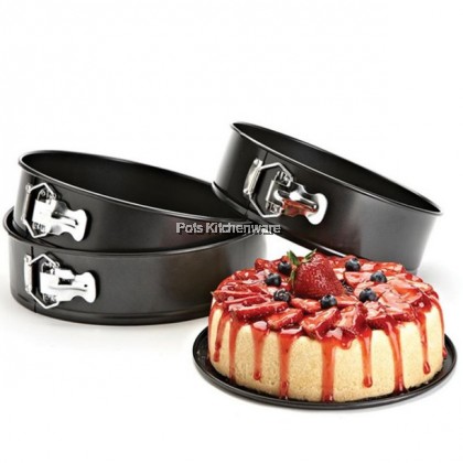 Non Stick Round Spring Form Baking Pan Loose Base Removable Bottom Cake Mold Acuan Kek (6inch/7inch/8inch/9inch) - 62SF306M Non Stick Round Spring Form Baking Pan Loose Base Removable Bottom Cake Mold Acuan Kek (6inch/7inch/8inch/9inch) - 62SF306M