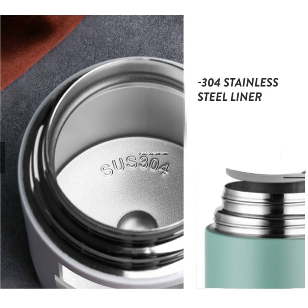 UNIHOM Stainless Steel 304 BPA FREE Vacuum Keep Warm Food Jar Soup