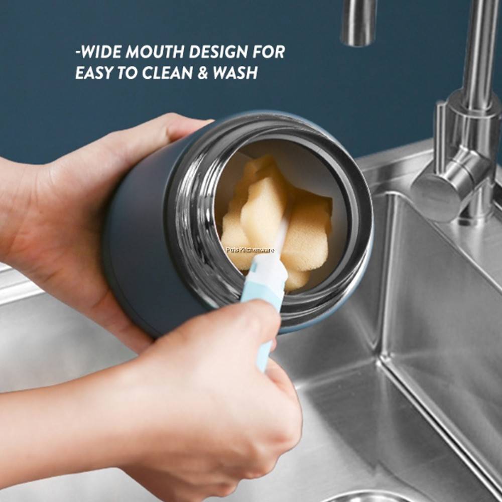 UNIHOM Stainless Steel 304 BPA FREE Vacuum Keep Warm Food Jar Soup