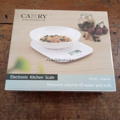 Camry 5kg Electronic Kitchen Digital Scale LCD Timbangan Digital Penimbang 电子称 - EK9643K