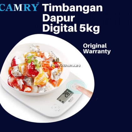 Camry 5kg Electronic Kitchen Digital Scale LCD Timbangan Digital Penimbang 电子称 - EK9643K
