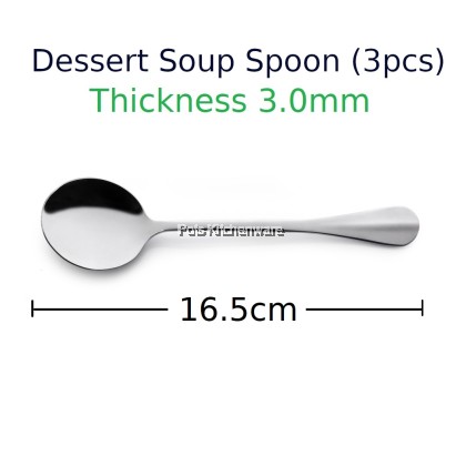 Toffi Premium Quality Stainless Steel Cutlery Dining Restaurant Spoon Fork Knife Sudu Garpo 不锈钢汤匙叉 - F6000