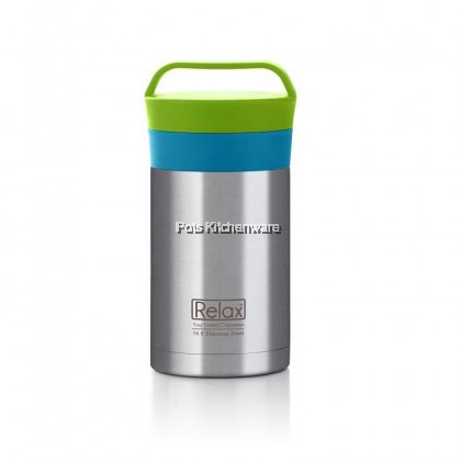 Relax 500ml Stainless Steel Keep Warm Thermal Food Jar Thermos Soup Carrier Bekas Makanan Tahan Panas 耐热餐盒保温汤壶 - K3650