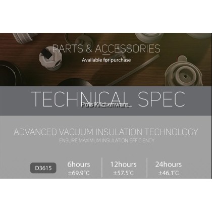 Relax 1500ml Stainless Steel SUS 304 Travelling Thermal Flask Thermos Bottle with Bag 大容量保温壶保温罐 - D3615