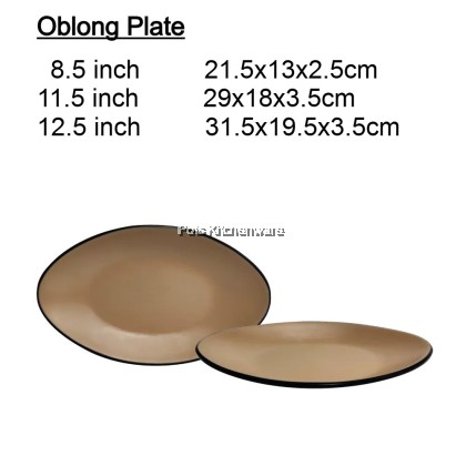 3pcs Melamine T-Series Bowl Noodle, Bowl Soup, Tumbler, Dish or Plate, mangkuk pinggan - MEG-T1000M