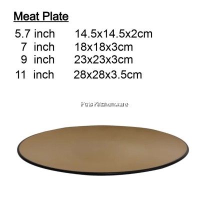 3pcs Melamine T-Series Bowl Noodle, Bowl Soup, Tumbler, Dish or Plate, mangkuk pinggan - MEG-T1000M