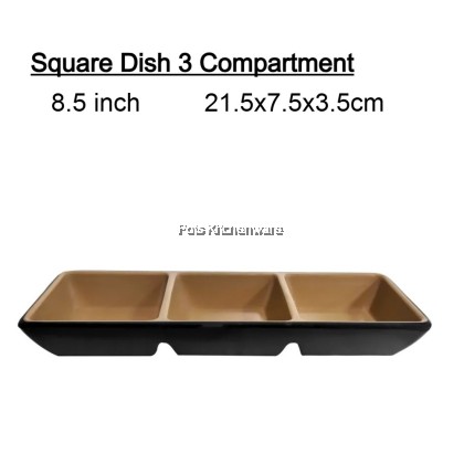 3pcs Melamine T-Series Bowl Noodle, Bowl Soup, Tumbler, Dish or Plate, mangkuk pinggan - MEG-T1000M