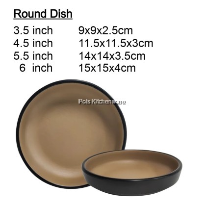 3pcs Melamine T-Series Bowl Noodle, Bowl Soup, Tumbler, Dish or Plate, mangkuk pinggan - MEG-T1000M