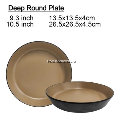 3pcs Melamine T-Series Bowl Noodle, Bowl Soup, Tumbler, Dish or Plate, mangkuk pinggan - MEG-T1000M