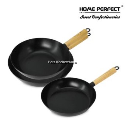 Home Perfect Stainless Steel Non Stick Sauce Pan, Wok, Fry Pan & Paella Pan ; Keluli Tahan Karat Tidak Melekat Kuali Sos,, Kuali Goreng & Kuali Paella  不锈钢不粘煎锅、 炒锅、酱锅和海鲜饭锅