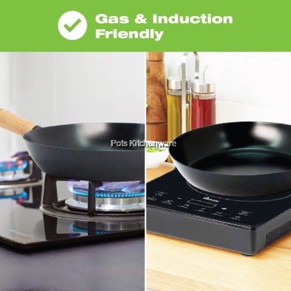 Home Perfect Stainless Steel Non Stick Sauce Pan, Wok, Fry Pan & Paella Pan ; Keluli Tahan Karat Tidak Melekat Kuali Sos,, Kuali Goreng & Kuali Paella  不锈钢不粘煎锅、 炒锅、酱锅和海鲜饭锅