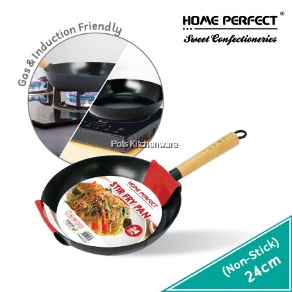 Home Perfect Stainless Steel Non Stick Sauce Pan, Wok, Fry Pan & Paella Pan ; Keluli Tahan Karat Tidak Melekat Kuali Sos,, Kuali Goreng & Kuali Paella  不锈钢不粘煎锅、 炒锅、酱锅和海鲜饭锅