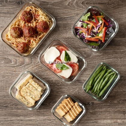 Glass Square Rectangular Heat Resistant Cold Resistant Container With Lid; Kaca Segiempat Tahan Panas Tahan Sejuk Dengan Penutup; 方形长方形耐热耐冷玻璃带盖容器 Glass Square Rectangular Heat Resistant Cold Resistant Container With Lid; Kaca Segiempat Tahan Panas Tahan Sejuk Dengan Penutup; 方形长方形耐热耐冷玻璃带盖容器