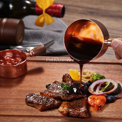 SUS 304 Stainless Steel Mini Saucepan Sauce Cup With Handle; Cawan Sos Periuk Mini Keluli Tahan Karat Dengan Pemegang; 带手柄不锈钢迷你锅酱杯 SUS 304 Stainless Steel Mini Saucepan Sauce Cup With Handle; Cawan Sos Periuk Mini Keluli Tahan Karat Dengan Pemegang; 带手柄不锈钢迷你锅酱杯