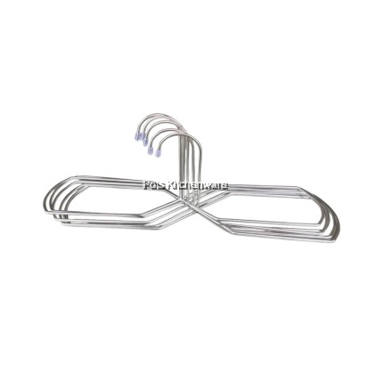 SUS304 Stainless Steel Extra Thicker Hanger/ 8 Shape Drying Clothers/ Clother Hanger Long Shape/ Penyangkut Pakaian Bentuk Panjang Bulat 不锈钢加厚衣架/8形晾衣架/长形衣架 SUS304 Stainless Steel Extra Thicker Hanger/ 8 Shape Drying Clothers/ Clother Hanger Long Shape/ Penyangkut Pakaian Bentuk Panjang Bulat 不锈钢加厚衣架/8形晾衣架/长形衣架