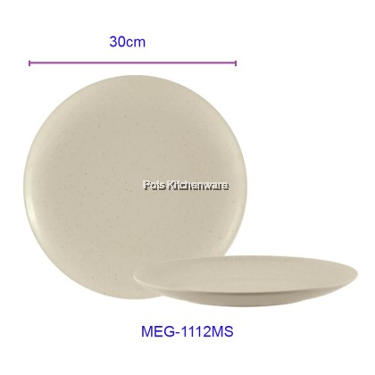 Eagle Melamine Round Rim Plate Soup Plate Meat Plate Marble Stone Color; Pinggan Rim Bulat Pinggan Sup Pinggan Daging Bulat Melamin Warna Batu Marmar; 圆形大理石纹石色饭圆边盘 汤盘 肉盘