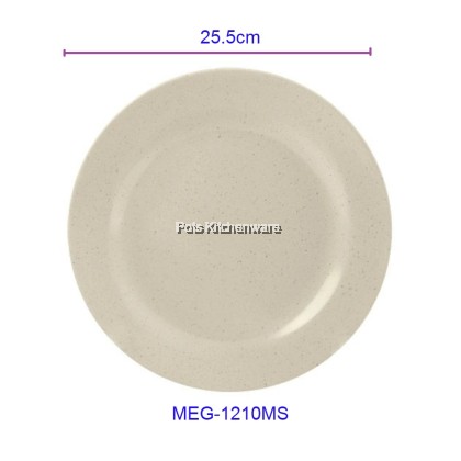 Eagle Melamine Round Rim Plate Soup Plate Meat Plate Marble Stone Color; Pinggan Rim Bulat Pinggan Sup Pinggan Daging Bulat Melamin Warna Batu Marmar; 圆形大理石纹石色饭圆边盘 汤盘 肉盘