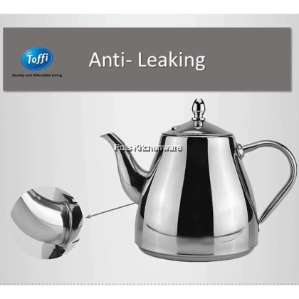 [1.5L / 2.0L]TOFFI Stainless Steel Coffee Tea Pot/ Kettle with Strainer | Tea Coffee Pot Cerek Besi Teko Air Panas|