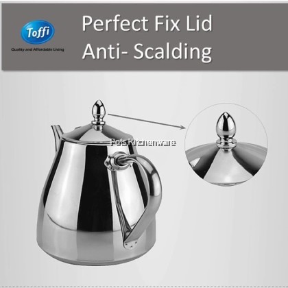 [1.5L / 2.0L]TOFFI Stainless Steel Coffee Tea Pot/ Kettle with Strainer | Tea Coffee Pot Cerek Besi Teko Air Panas|