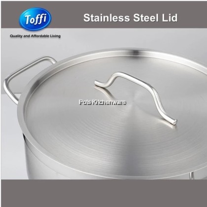 TOFFI 3 Layers Stainless Steel Casserole Pot 2 Handle with Lid- C5500 TOFFI 3 Layers Stainless Steel Casserole Pot 2 Handle with Lid- C5500