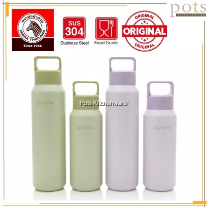100% Original Zebra Thailand 泰国斑马牌 Stainless Steel 304 0.6L/0.8L Soda Vacuum Bottle 饮料保温杯