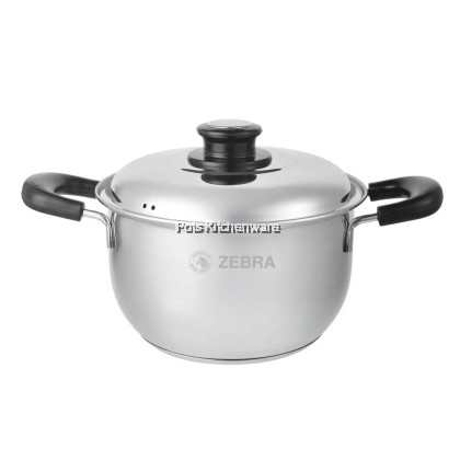 100% Original Zebra Thailand 泰国斑马牌 Stainless Steel 304 Extra 20cm/22cm/24cm Plus Sauce Pot
