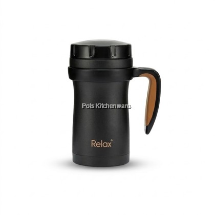 RELAX 450ML Keep Warm Stainless Steel 18.8/SUS304 Thermal Mug Termos Tahan Panas 保温杯 - D1545M