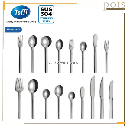 5 STAR HOTEL GRADE Toffi Stainless Steel Multi 3pc-Set Pack Flatware Dinner Fork Table Spoon Sudu Garpoo 不锈钢汤匙刀叉 - F5500