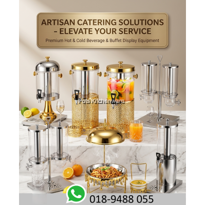 5 STARS HOTEL GRADE Elegant Gold Chafing Dish Dome Bell Warmer Round 8L Pemanas Makanan Bulat Emas 金色圆形自助餐炉S00-B9048M 5 STARS HOTEL GRADE Elegant Gold Chafing Dish Dome Bell Warmer Round 8L Pemanas Makanan Bulat Emas 金色圆形自助餐炉S00-B9048M