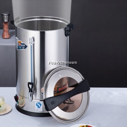 Commercial Electric Stainless Steel Double Layer Water Boiler Pemanas Air Keluli Tahan Karat 钢电热水壶 BE903700 Commercial Electric Stainless Steel Double Layer Water Boiler Pemanas Air Keluli Tahan Karat 钢电热水壶 BE903700