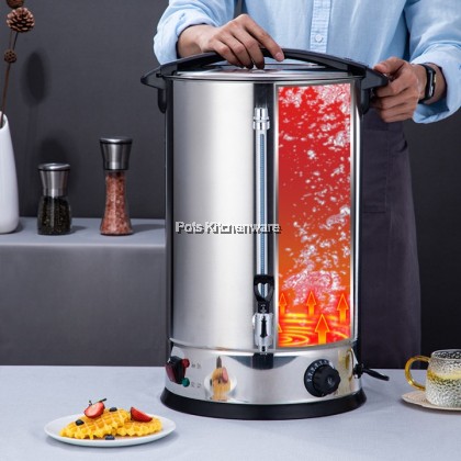 Commercial Electric Stainless Steel Double Layer Water Boiler Pemanas Air Keluli Tahan Karat 钢电热水壶 BE903700 Commercial Electric Stainless Steel Double Layer Water Boiler Pemanas Air Keluli Tahan Karat 钢电热水壶 BE903700