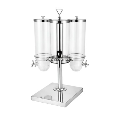 Hotel Grade Commercial Stainless Steel Cereal & Juice Dispenser Stand  商用谷物果汁分配器/饮料机S00-B903000 