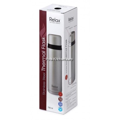 Relax 350ml/750ml Stainless Steel SUS304 Thermal Flask Thermos Keep Warm Bottle 保温壶保温瓶 Botol Tahan Panas - D2935