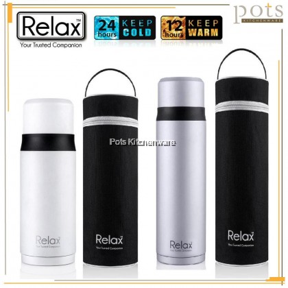 Relax 350ml/750ml Stainless Steel SUS304 Thermal Flask Thermos Keep Warm Bottle 保温壶保温瓶 Botol Tahan Panas - D2935