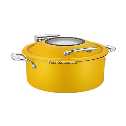 5 Stars Hotel Grade Toffi Round Hydraulic Chafing Dish and Dish Stand Catering 圆形液压自助餐炉B4400